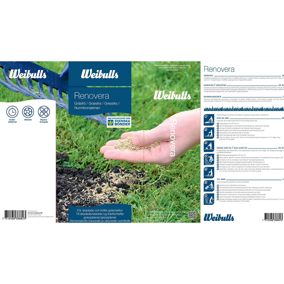 Gräsfrö Weibulls Renovera 1 kg