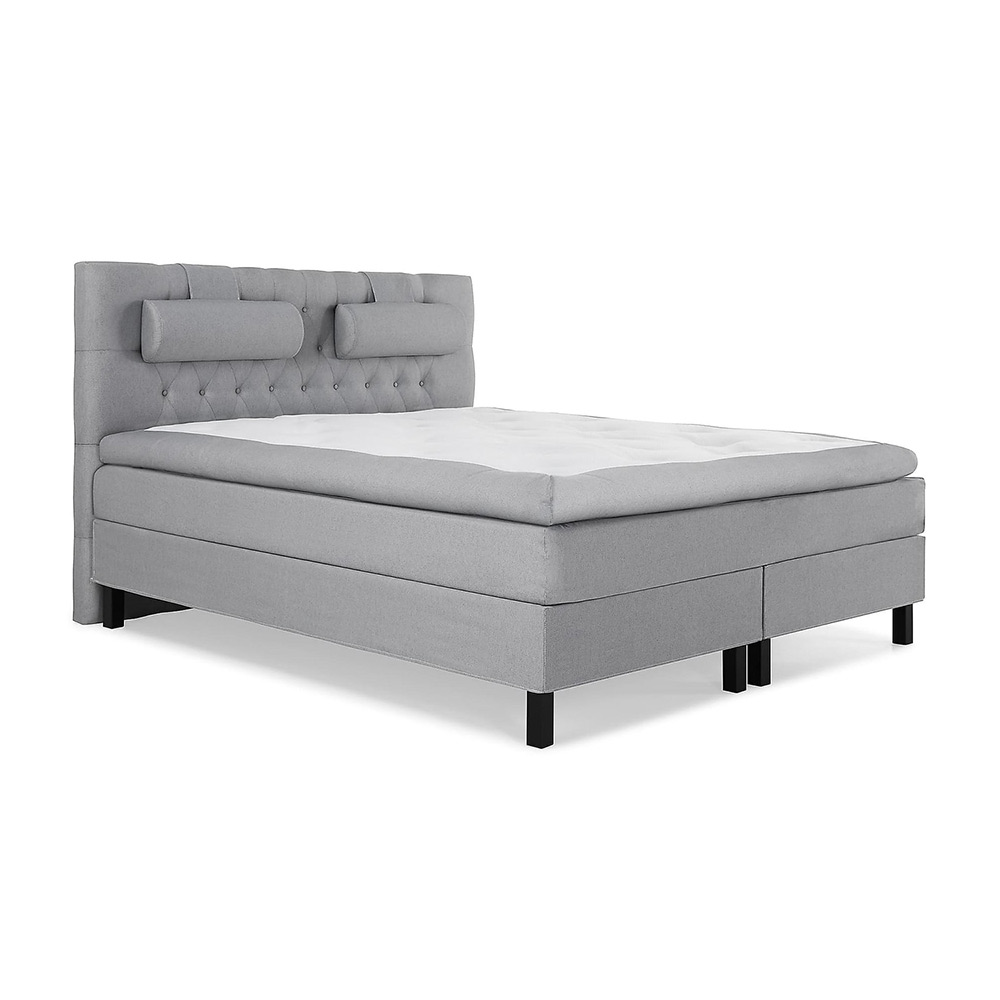 Kontinentalsäng Bedly Sängpaket Lucky Diamant 180x200 Memory Grå