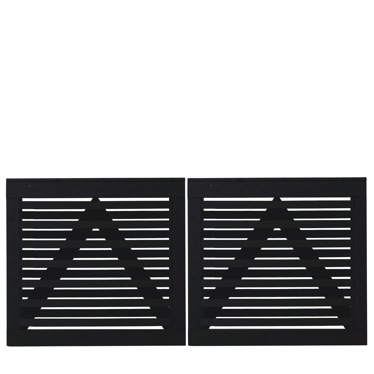 Osaka PLUS Dubbel grind - 200x93 cm Svart