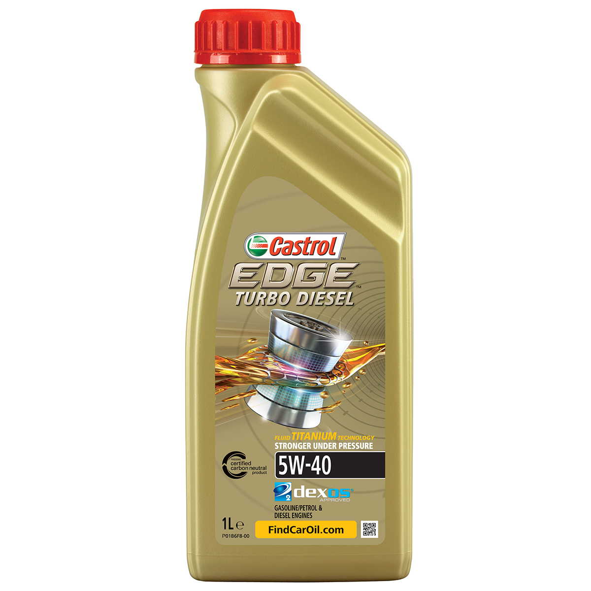 Motorolja Castrol Edge Turbo Diesel Castrol 5W-40 Liter 1