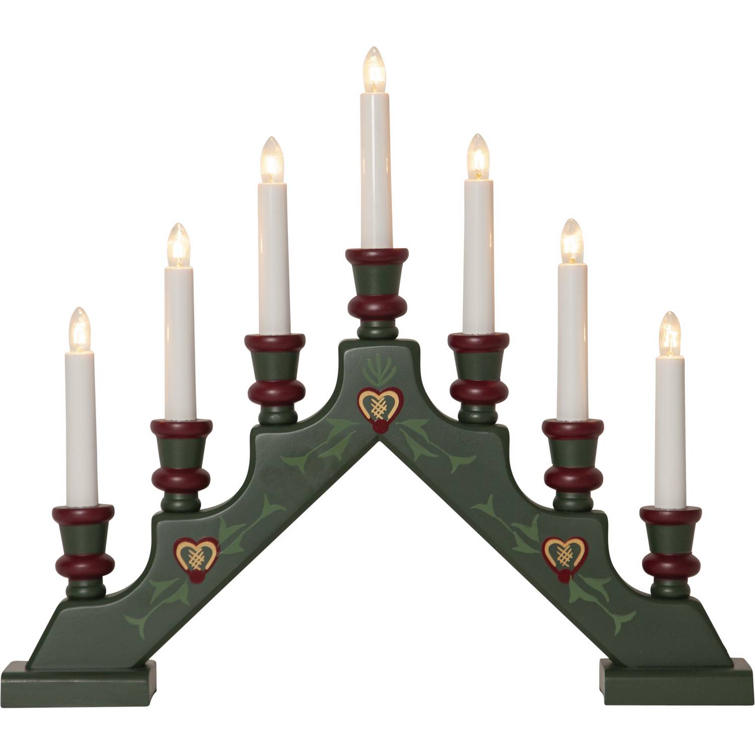 Adventsljusstake Star Trading Sara Traditionell 7 Ljus