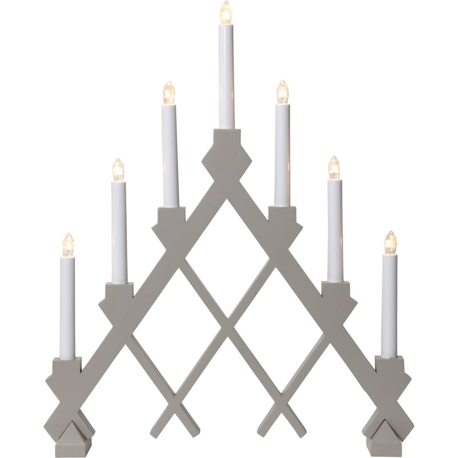 Adventsljusstake Star Trading Rut 7 Ljus