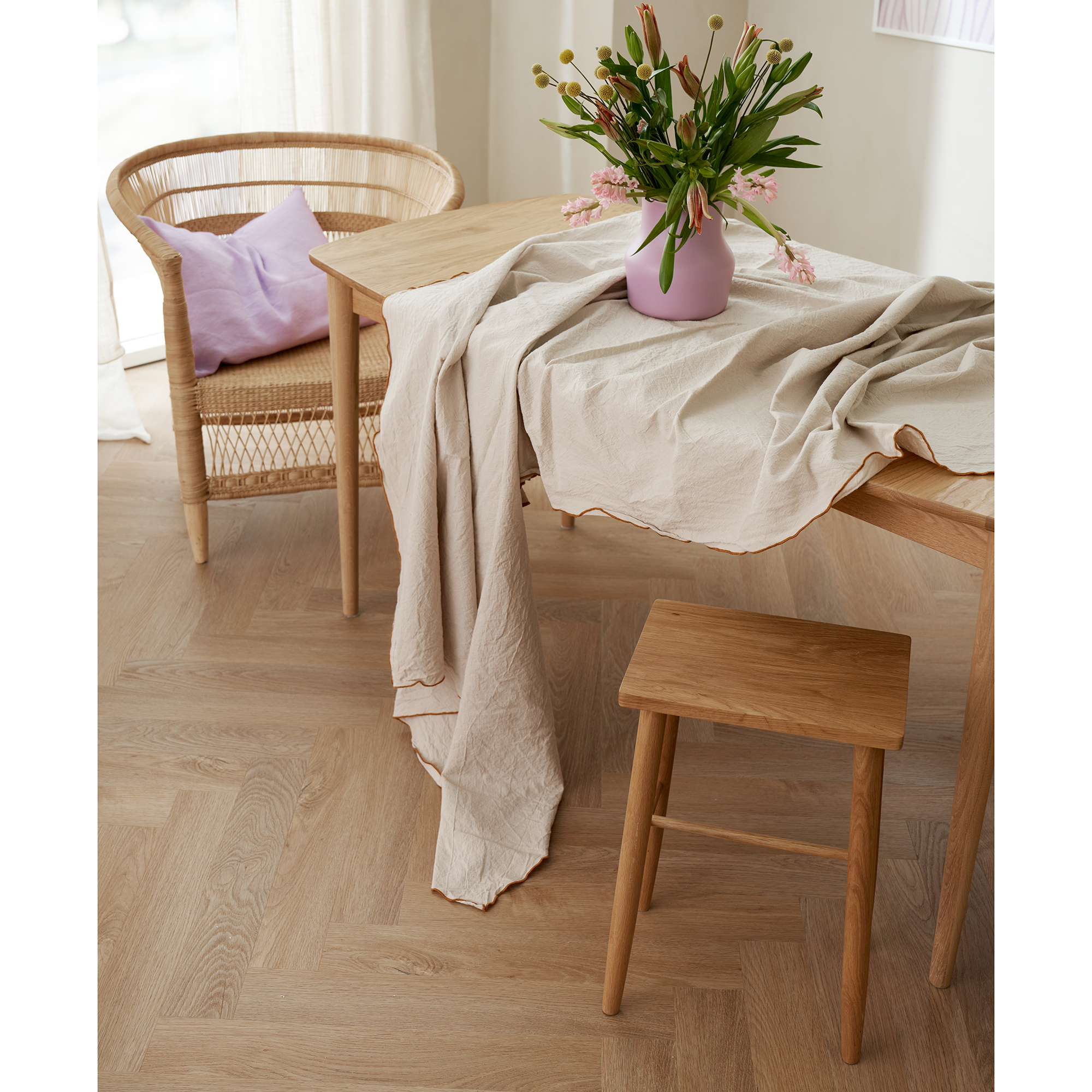 Vinylgolv Novego Plus Fiskben - Glasgow Ek mönster