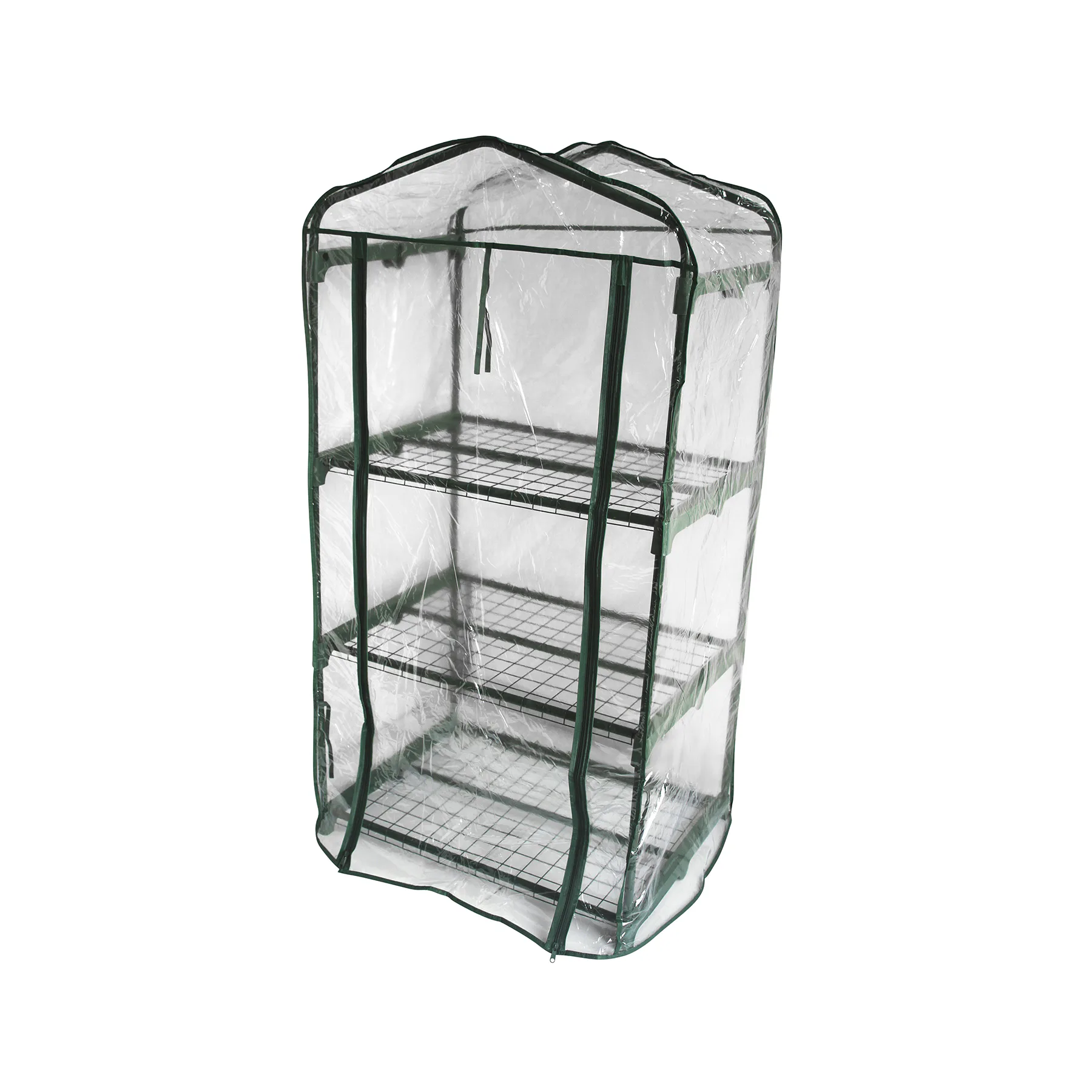 Växthus Plast Home it Mini Drivhus med 3 Hyllor,124 cm