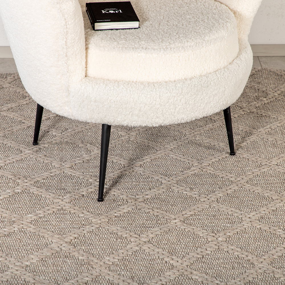 Handvävd Matta Venture Home Cloudy Ull