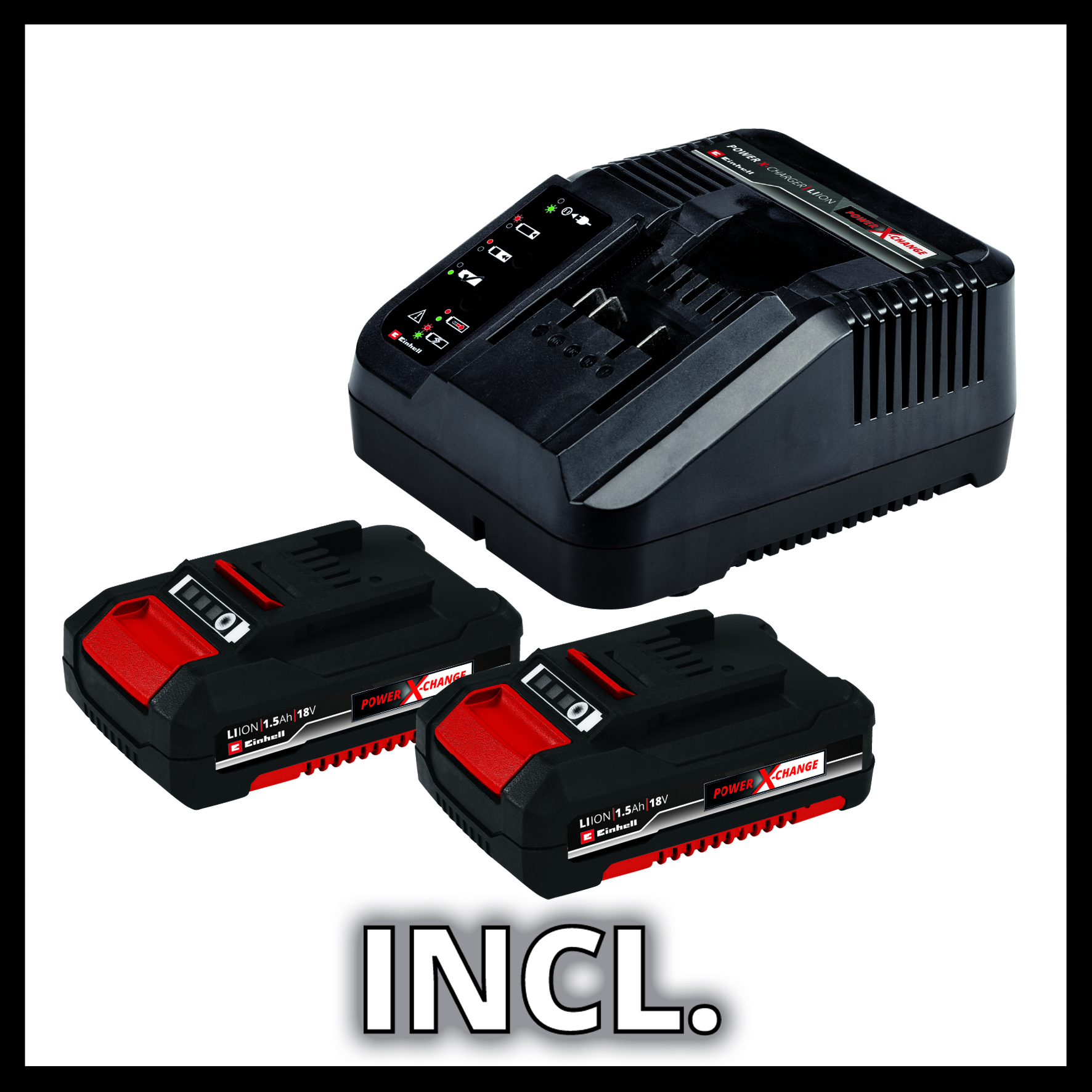 Borrskruvdragare Einhell TE-CD 18/40 (2x1,5Ah)