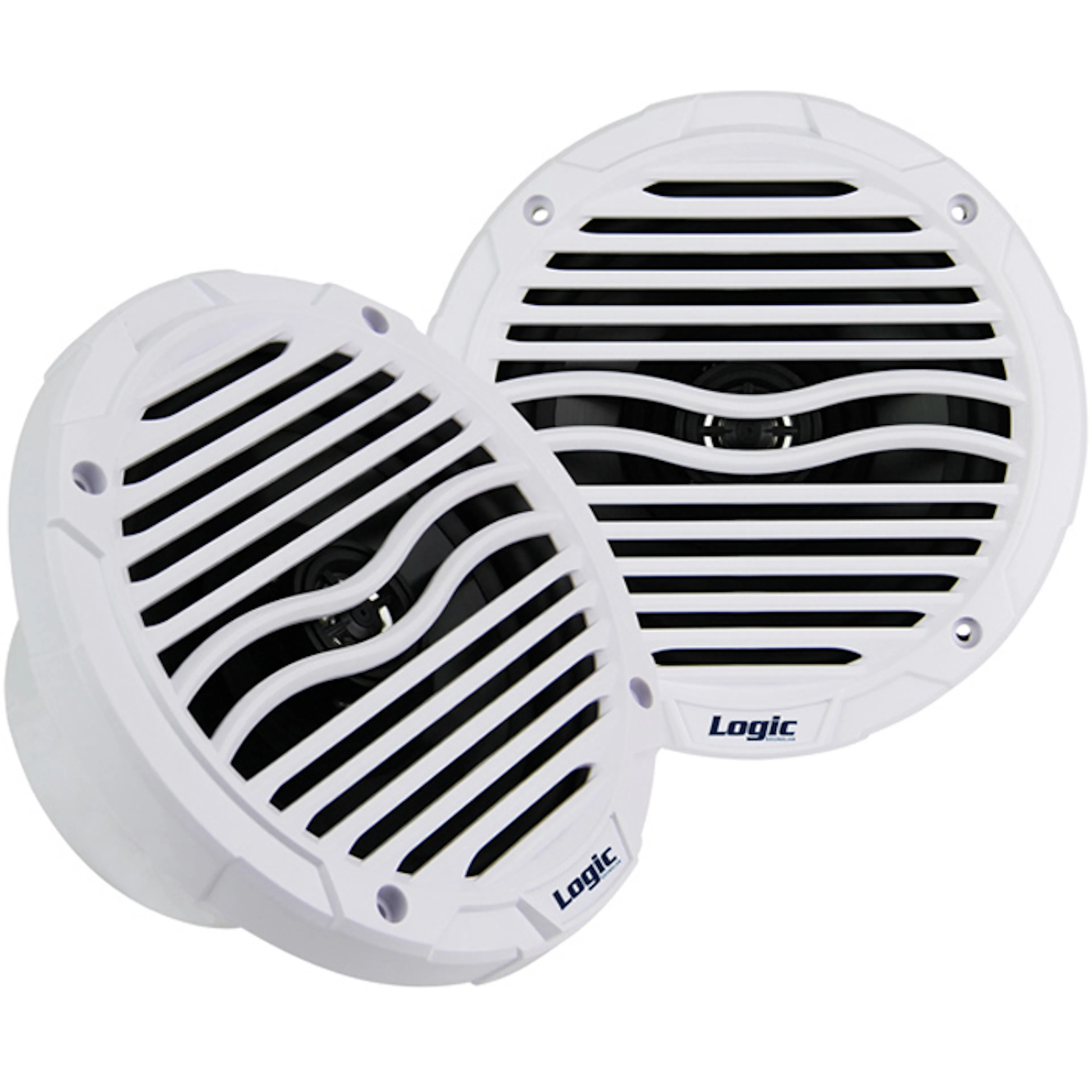 Marinhögtalare Logic SoundLab Högtalarset 8" Vit 2 st