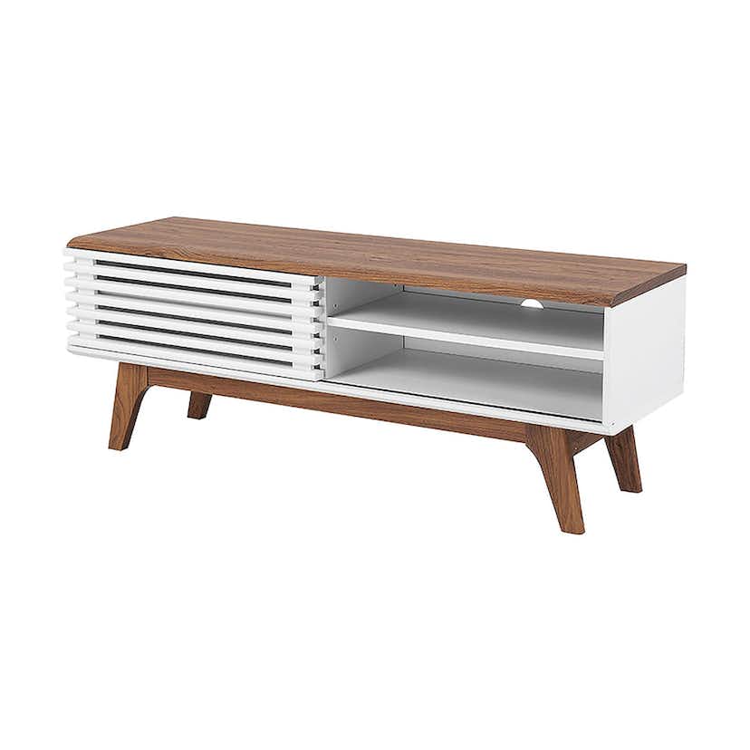 TV-Bänk In Living Toledo Färg Vit/Brun