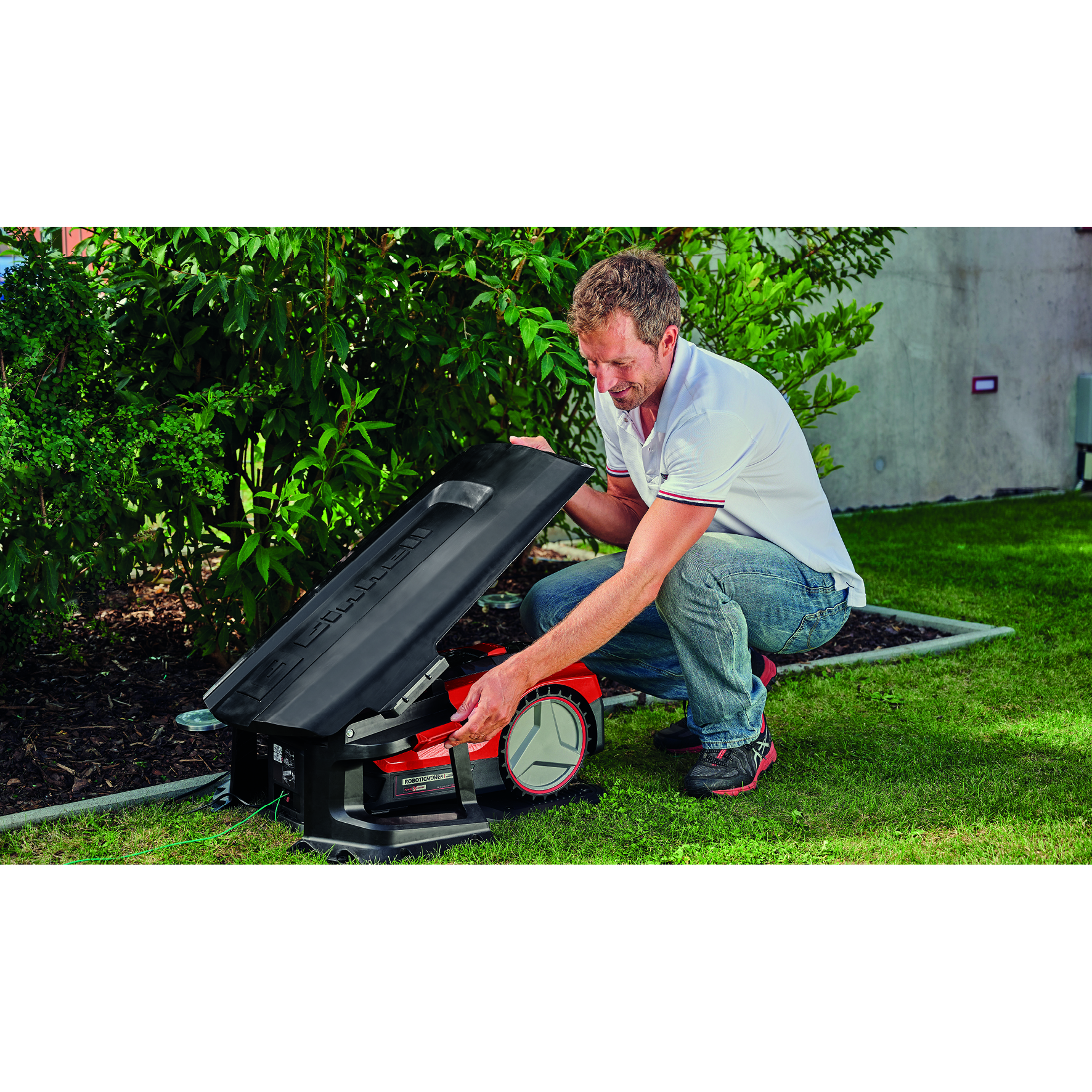 Garage Einhell Till Robotgräsklippare