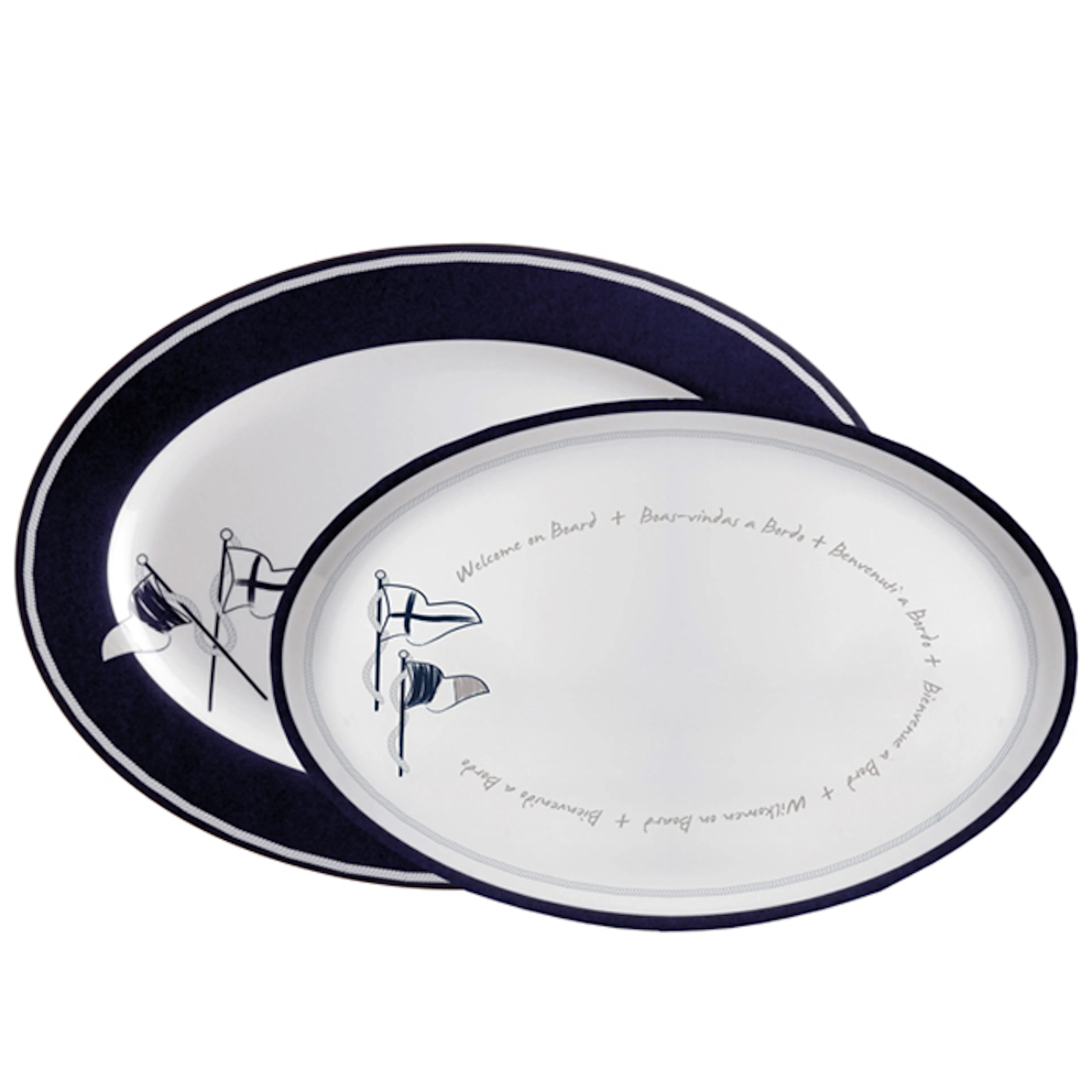 Serveringsfat Marine Business 30x22/35x25 cm 2 st