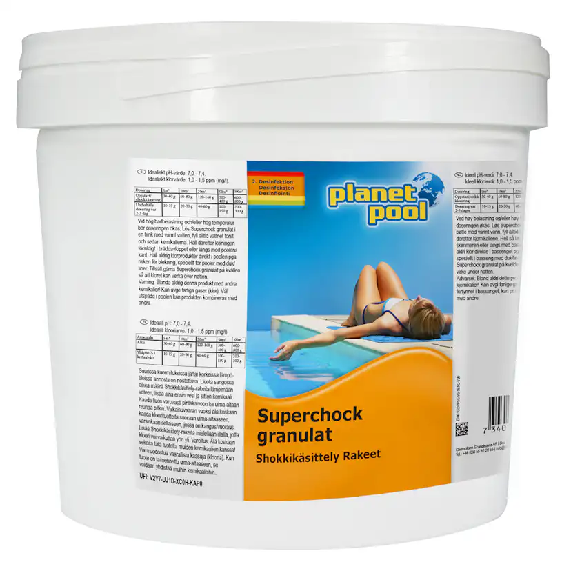 Klor Planet Pool Superchock Granula 3 kg