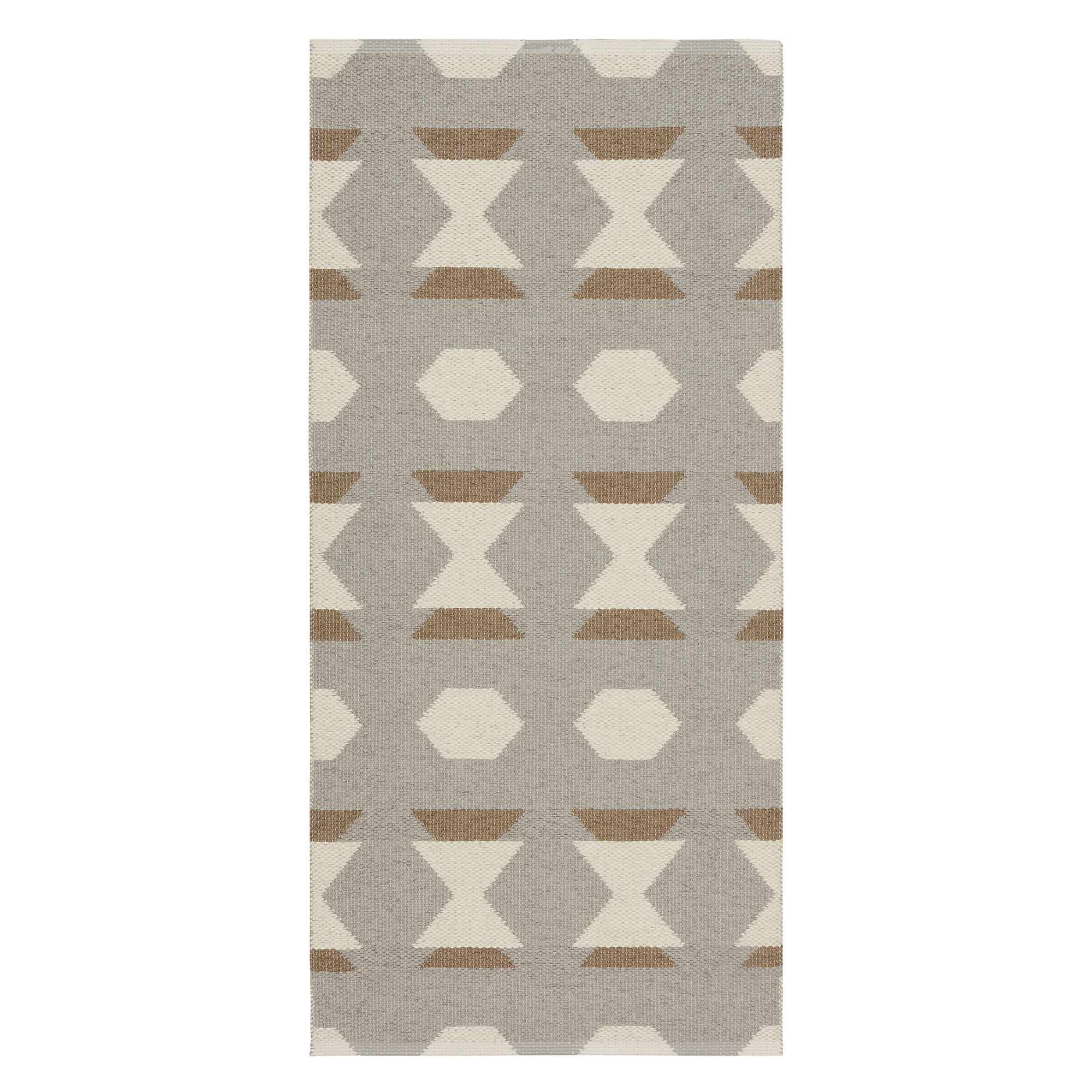 Plastmatta Horredsmattan Disa Grå, 70x450 cm