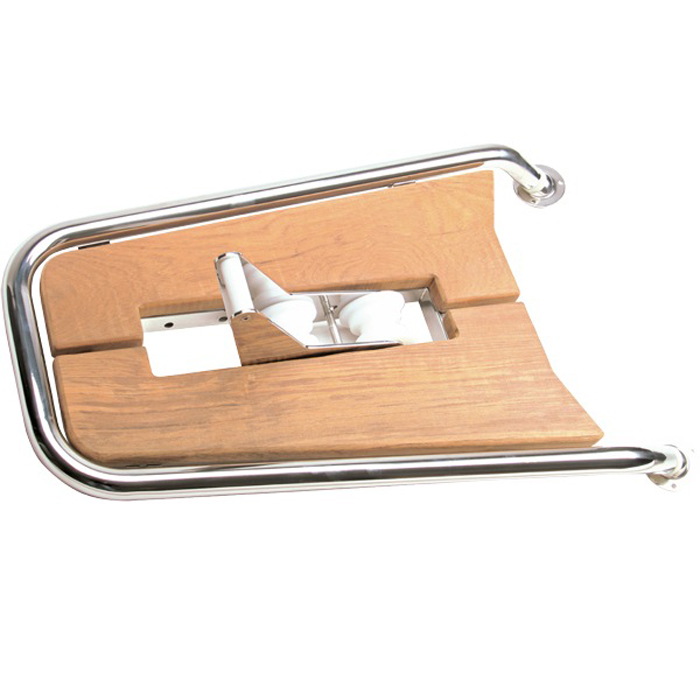 Peke 1852 Teak Med Ankarrulle 70x48 cm