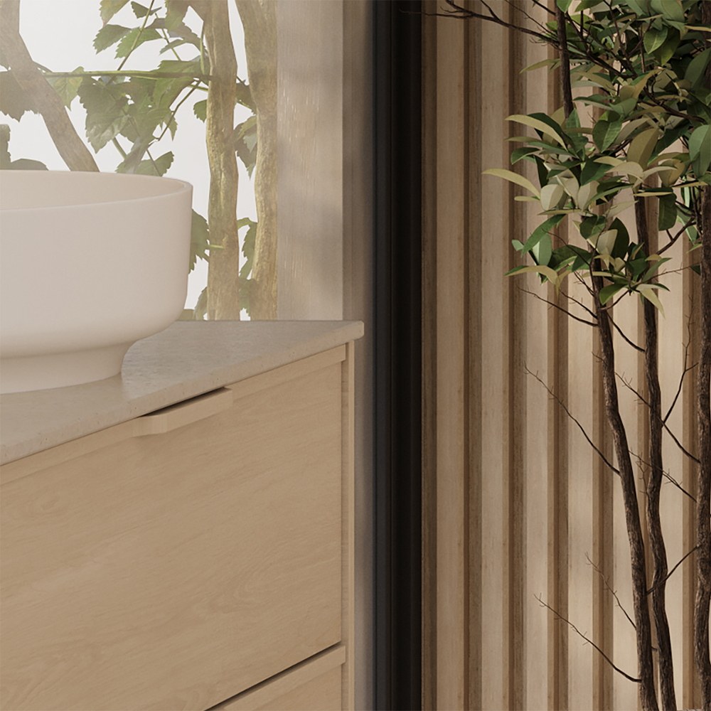 Tvättställsskåp Svedbergs Epos 80x45 med 2 Lådor