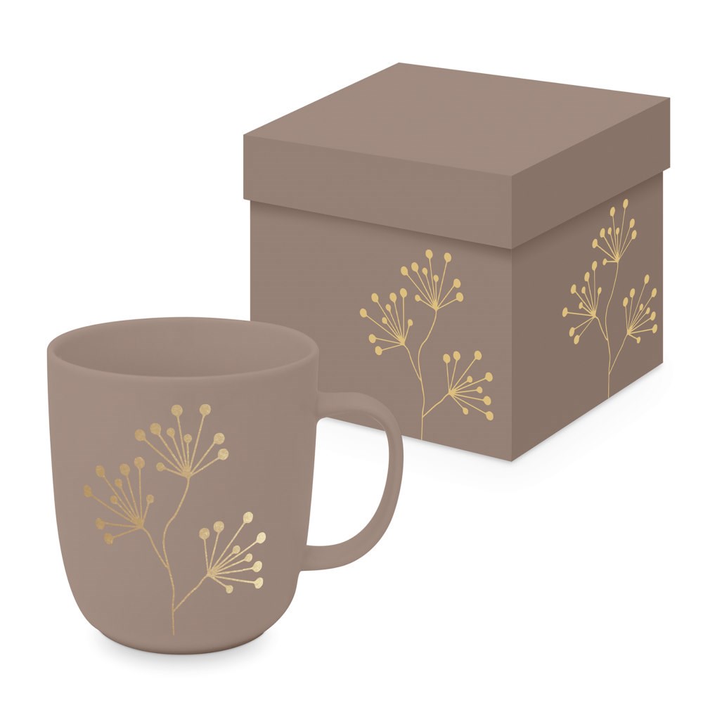 Mugg Paperproducts Design Pure Gold Berries Matt 35 cl