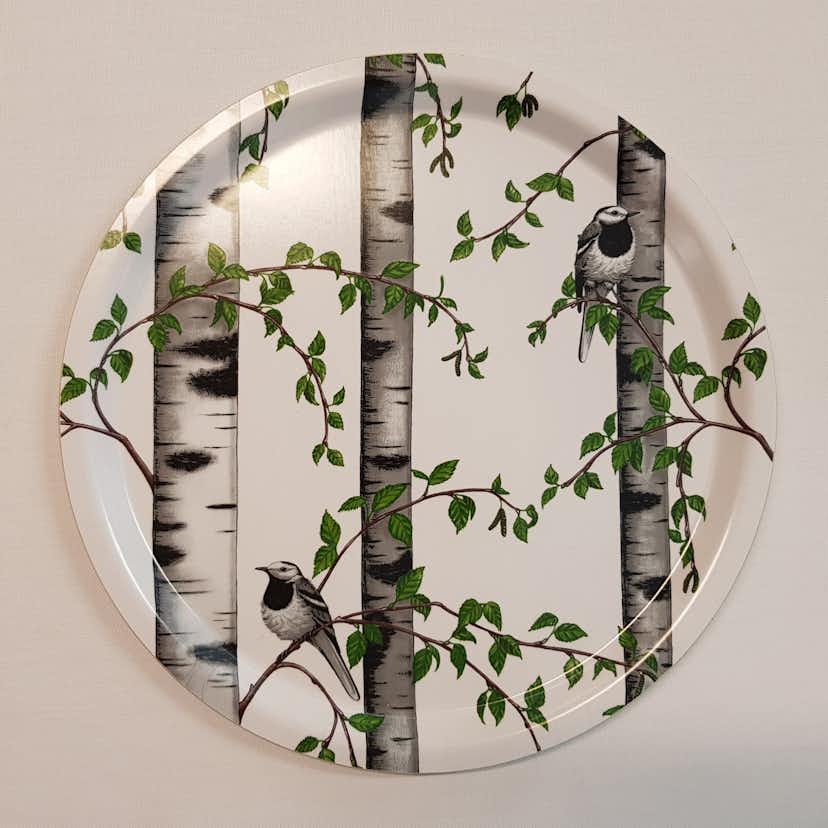 Bricka Arvidssons Textil Björkdungen Rund