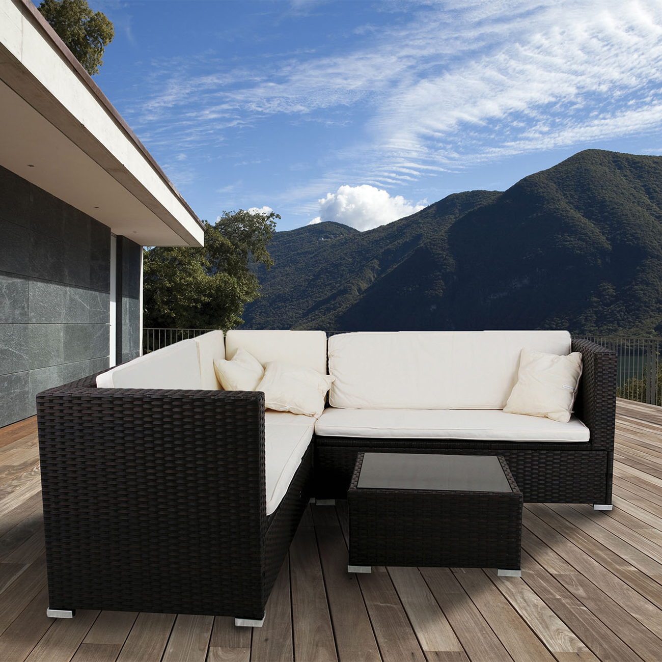 Loungegrupp Lyfco Vrångö för Balkong