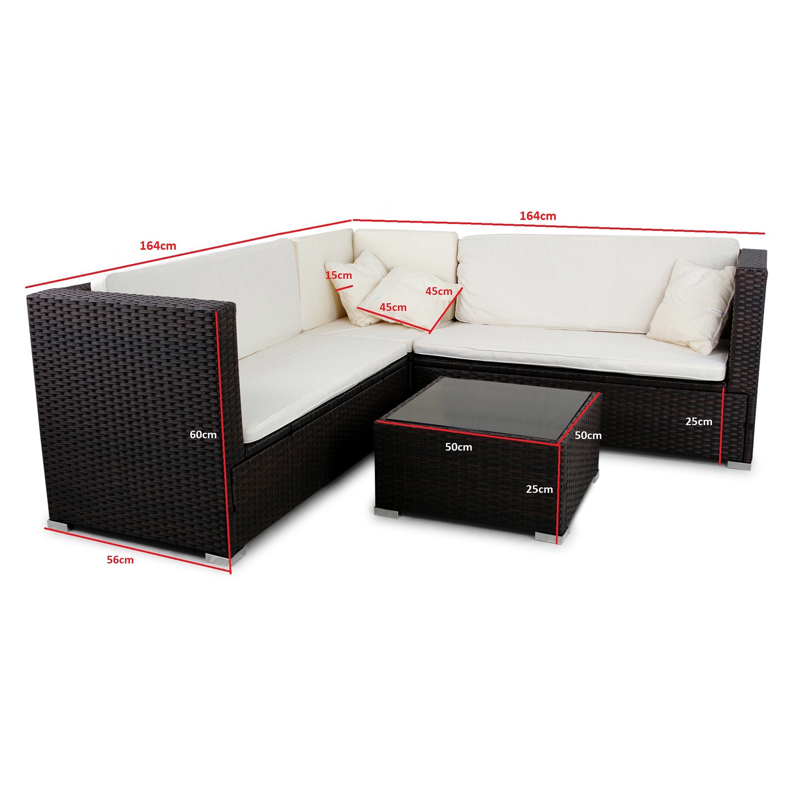 Loungegrupp Lyfco Vrångö för Balkong