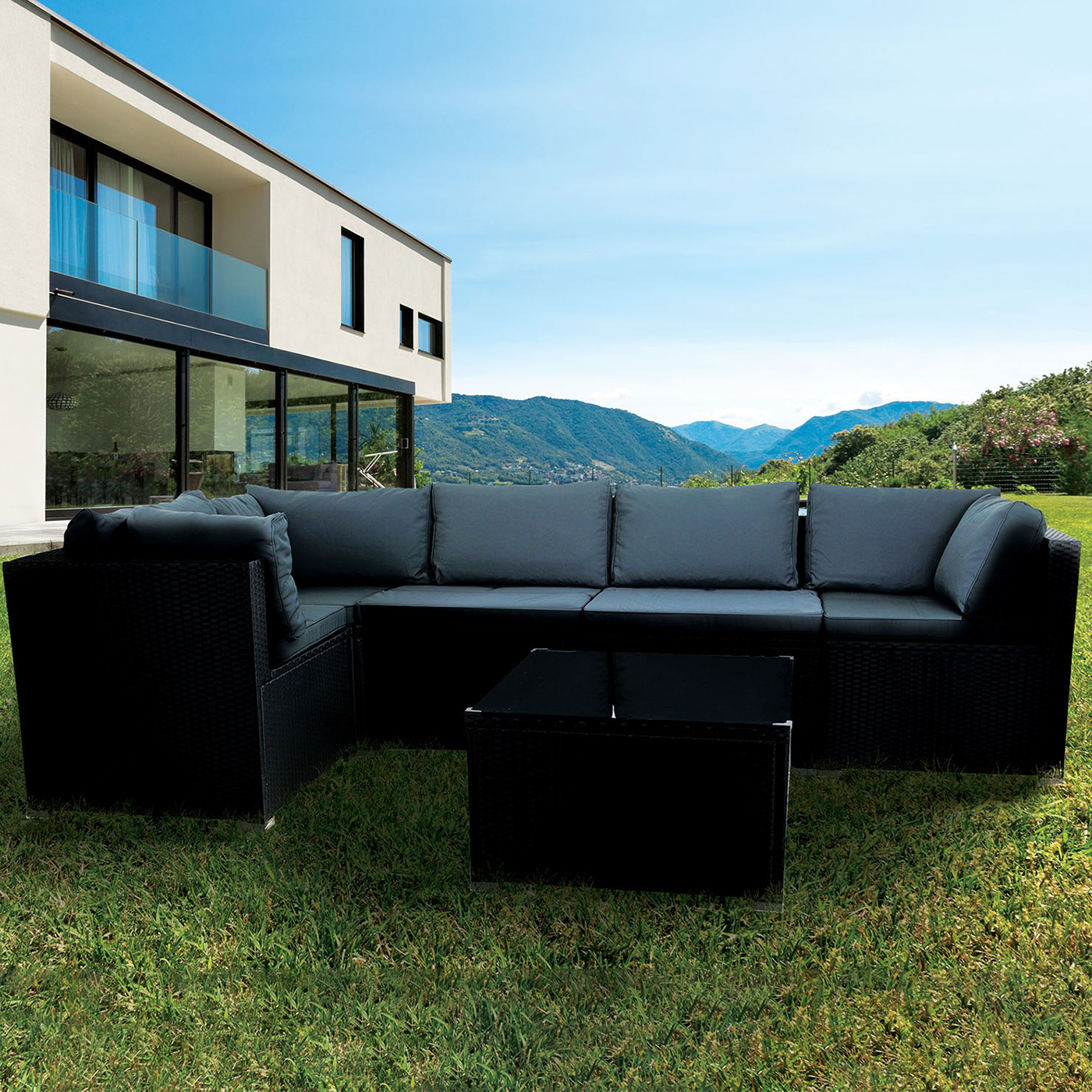 Loungegrupp Lyfco Olofsbo Svart