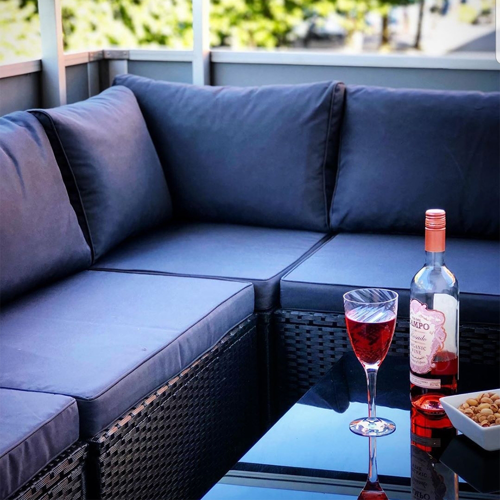 Loungegrupp Lyfco Olofsbo Svart