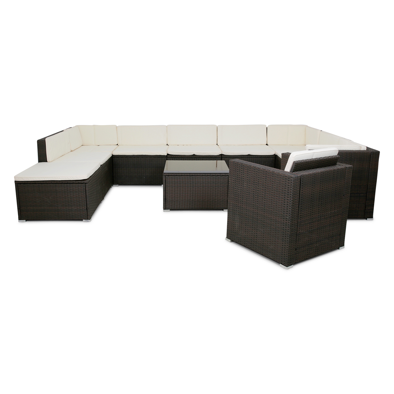 Loungegrupp Lyfco Steninge Mörkbrun