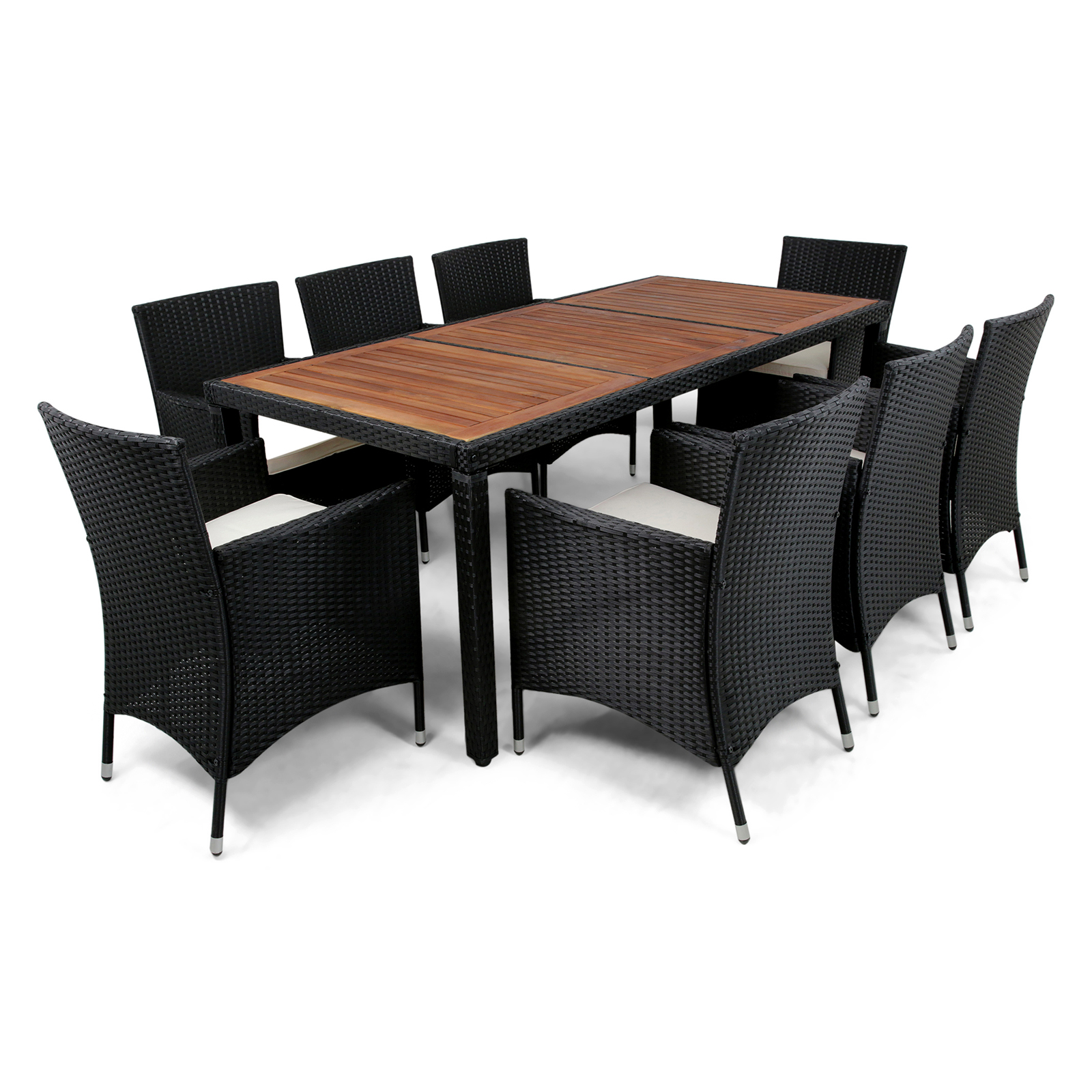 Matgrupp Lyfco Hunnebostrand Svart med 8 Stolar