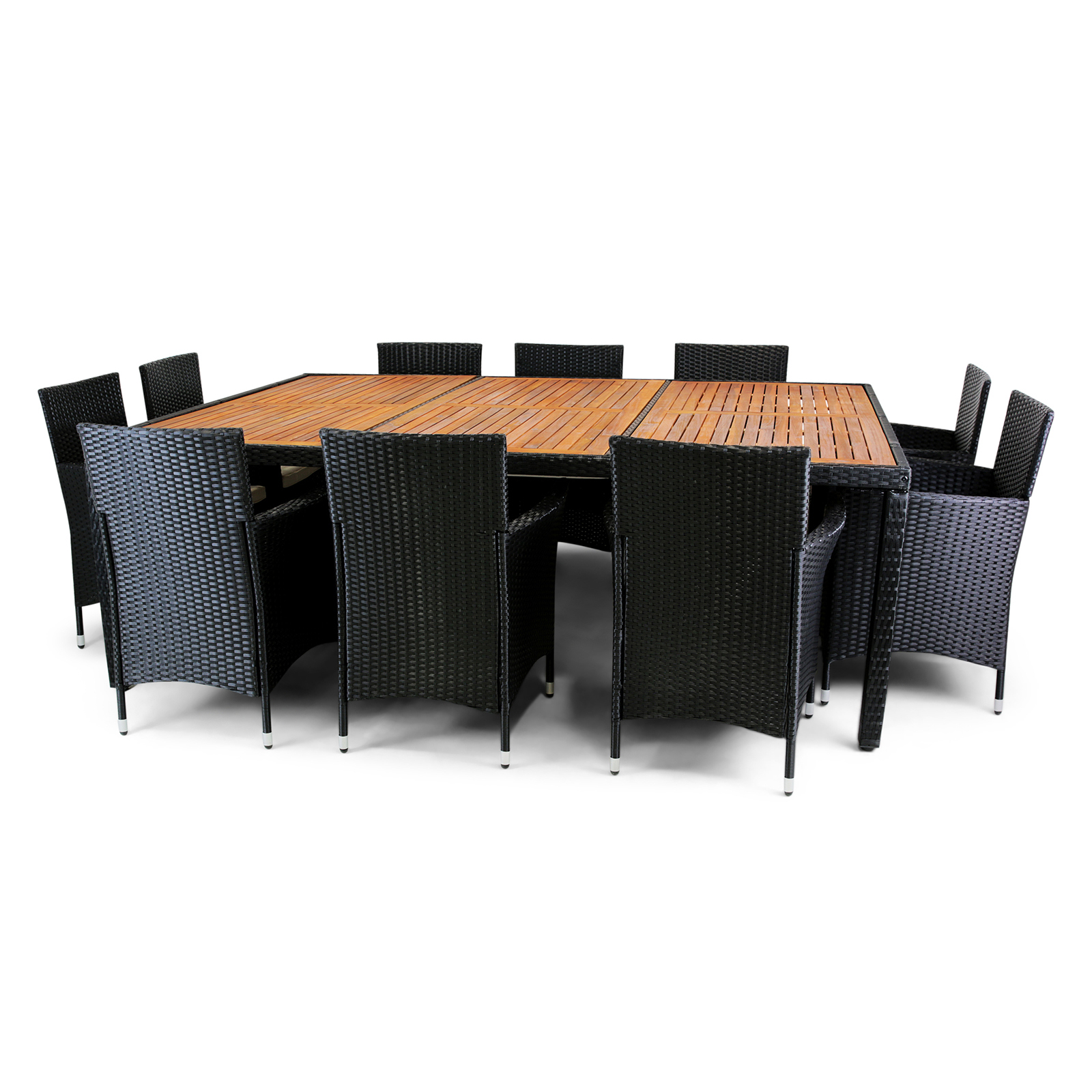 Matgrupp Lyfco Svanesund Svart med 10 Stolar