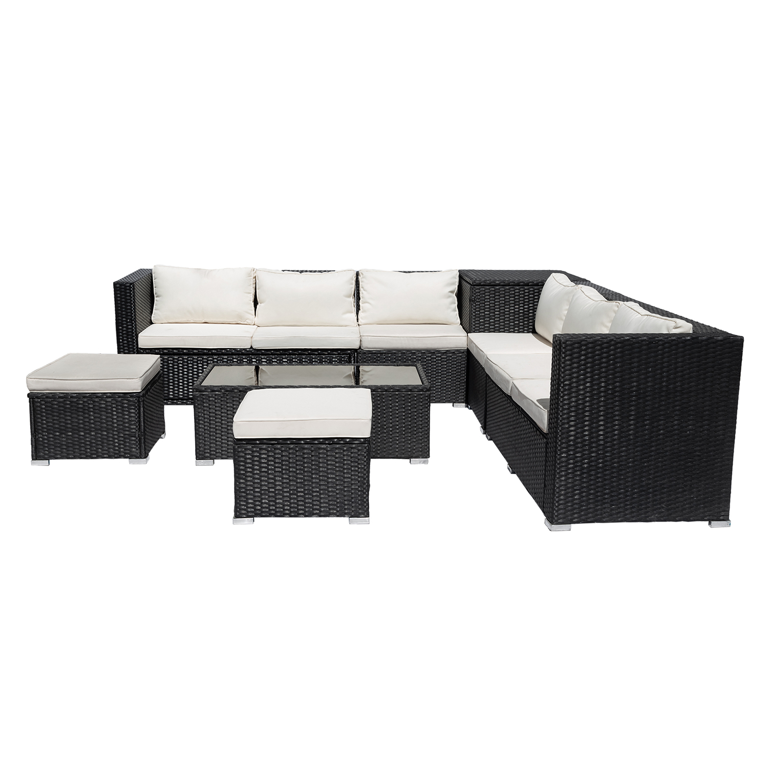 Loungegrupp Lyfco Djursvik med förvaring Svart