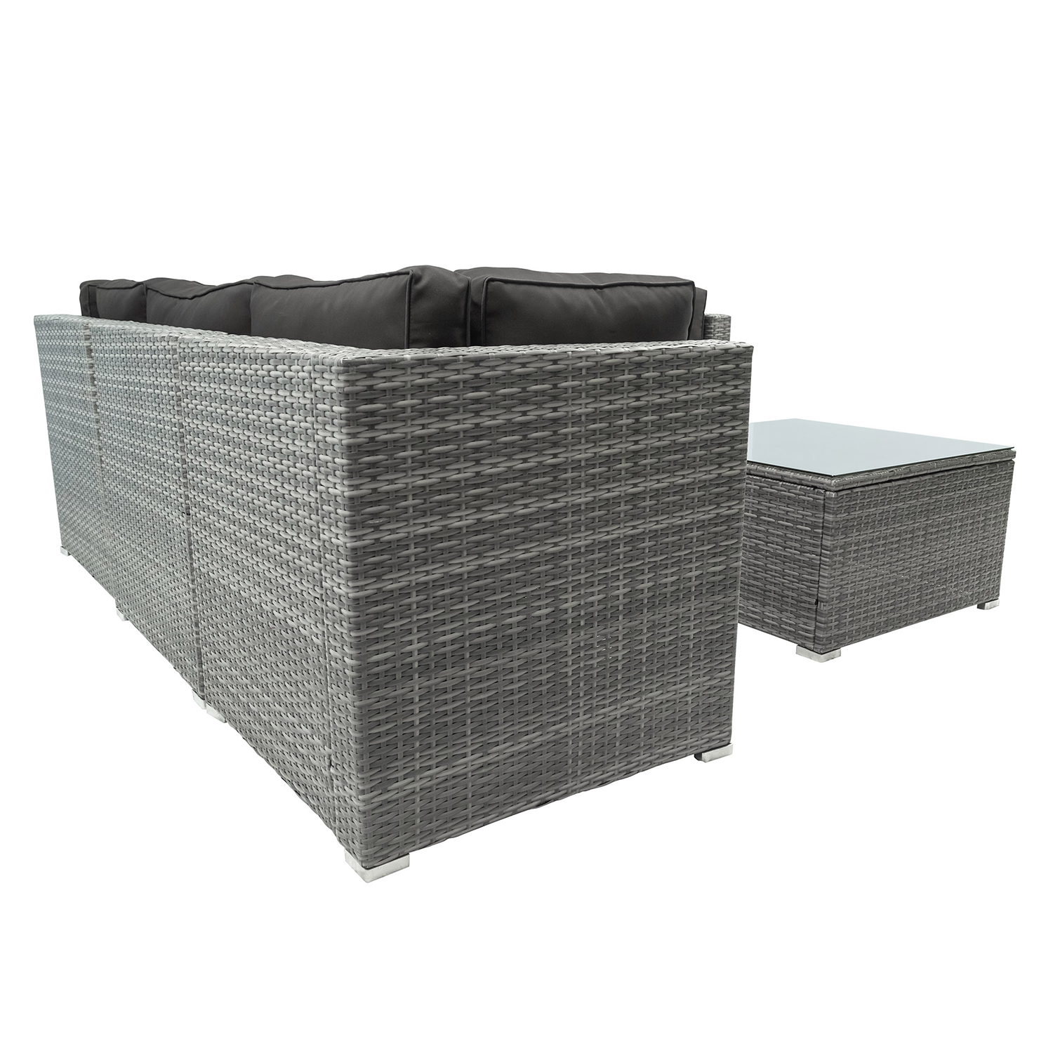 Loungegrupp Lyfco Olofsbo med inbyggd Förvaring Grå