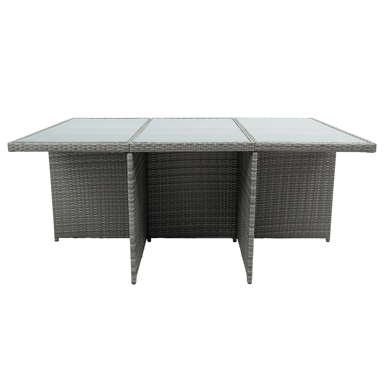 Matgrupp Lyfco Skärhamn Grå med 10 Stolar