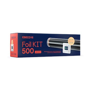 Golvvärmefolie Ebeco Foil Kit 500 för Trä- och Laminatgolv 43 cm 6 m2 Outlet