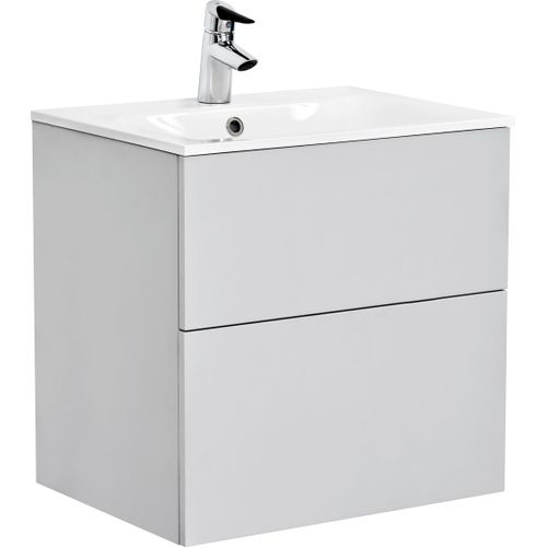 Tvättställsskåp Alterna Isella Kompakt med Ariella Mineralkomposit Tvättställ