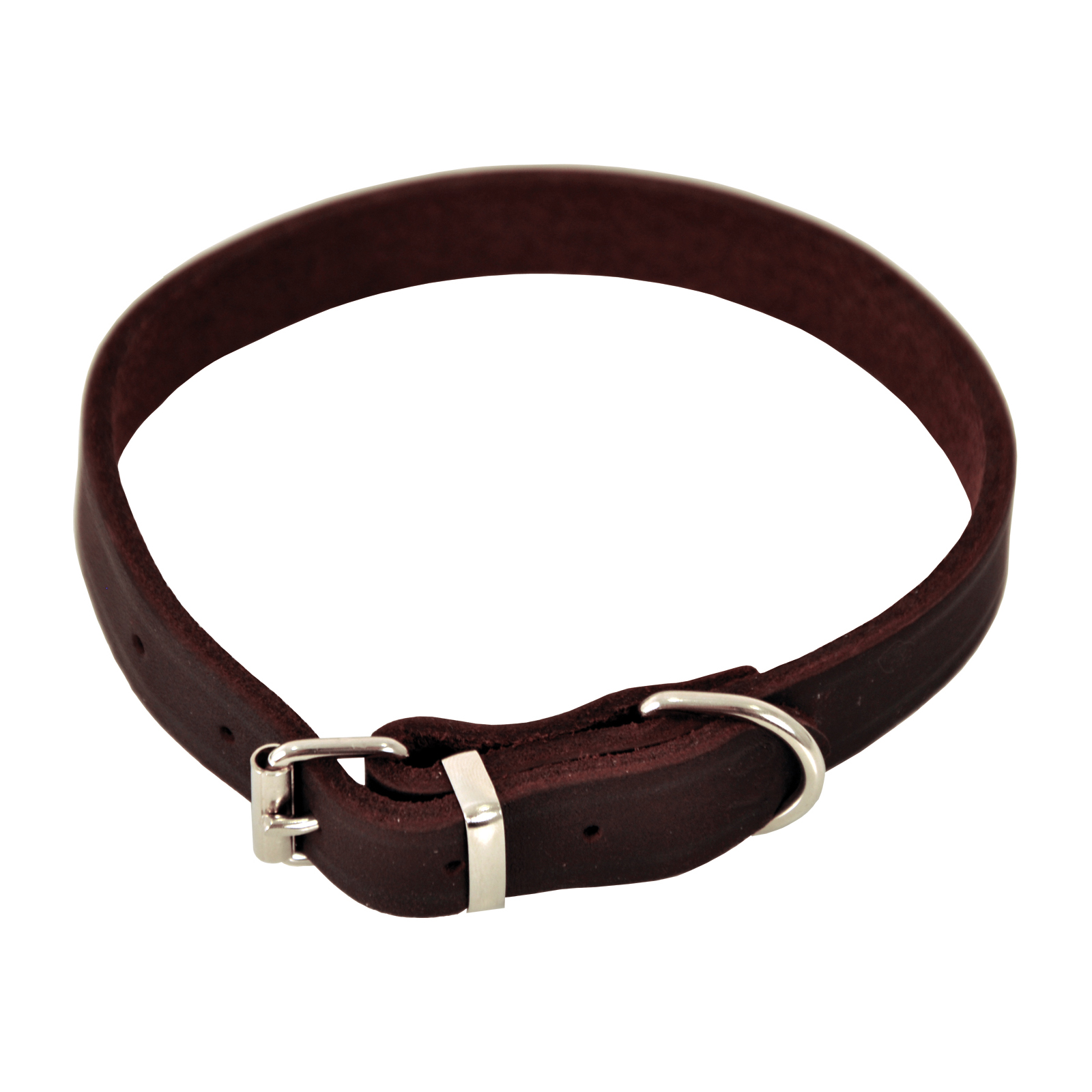 Hundhalsband Dogman Lina Läder L: 32 cm, B: 12 mm