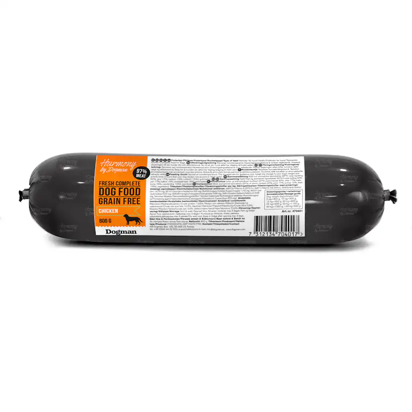 Hundfoder Harmony Kyckling 800 g