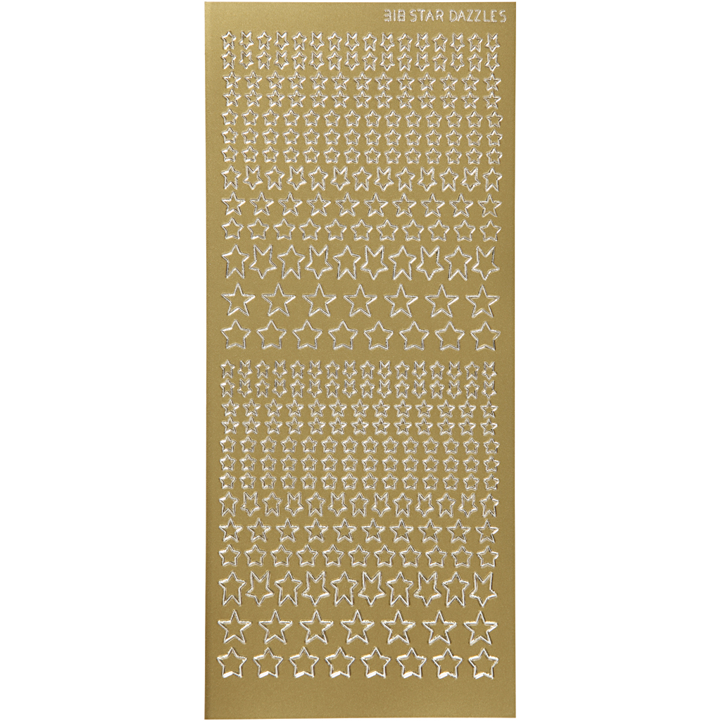 Stickers Creativ Company Stjärnor 10x23 cm