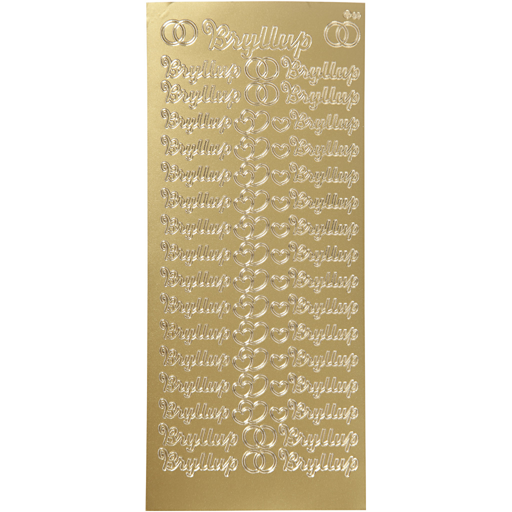 Stickers Creativ Company Bryllup