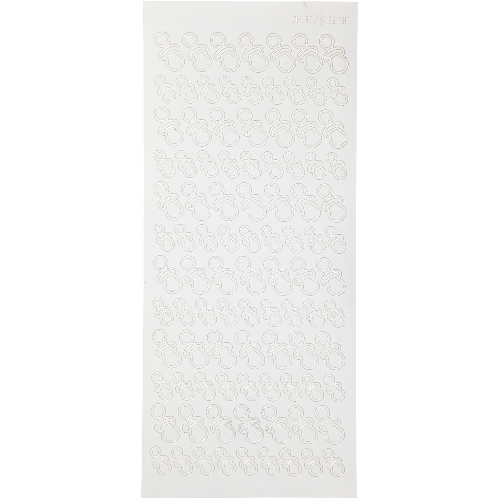 Stickers Creativ Company Vit 10X23 cm 1 Ark