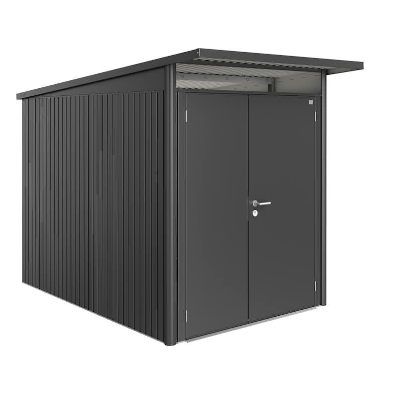 Redskapsbod Biohort AvantGarde A3 Dubbeldörr Metallic Mörkgrå