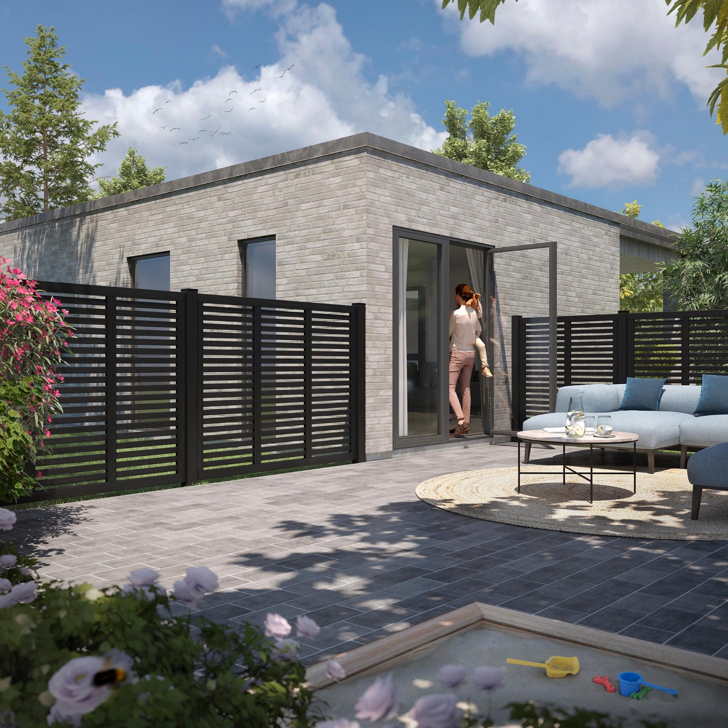 Staket PLUS Harmoni 180x140 cm
