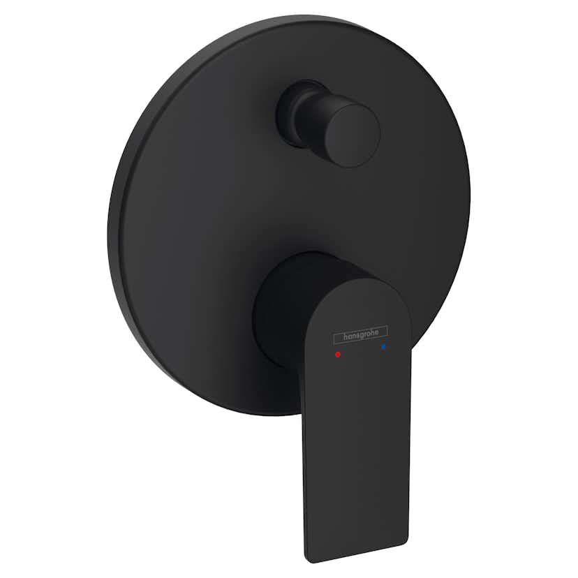 Duschblandare Hansgrohe Rebris E 1-grepps Inbyggnadsblandare 2-funktions Mattsvart