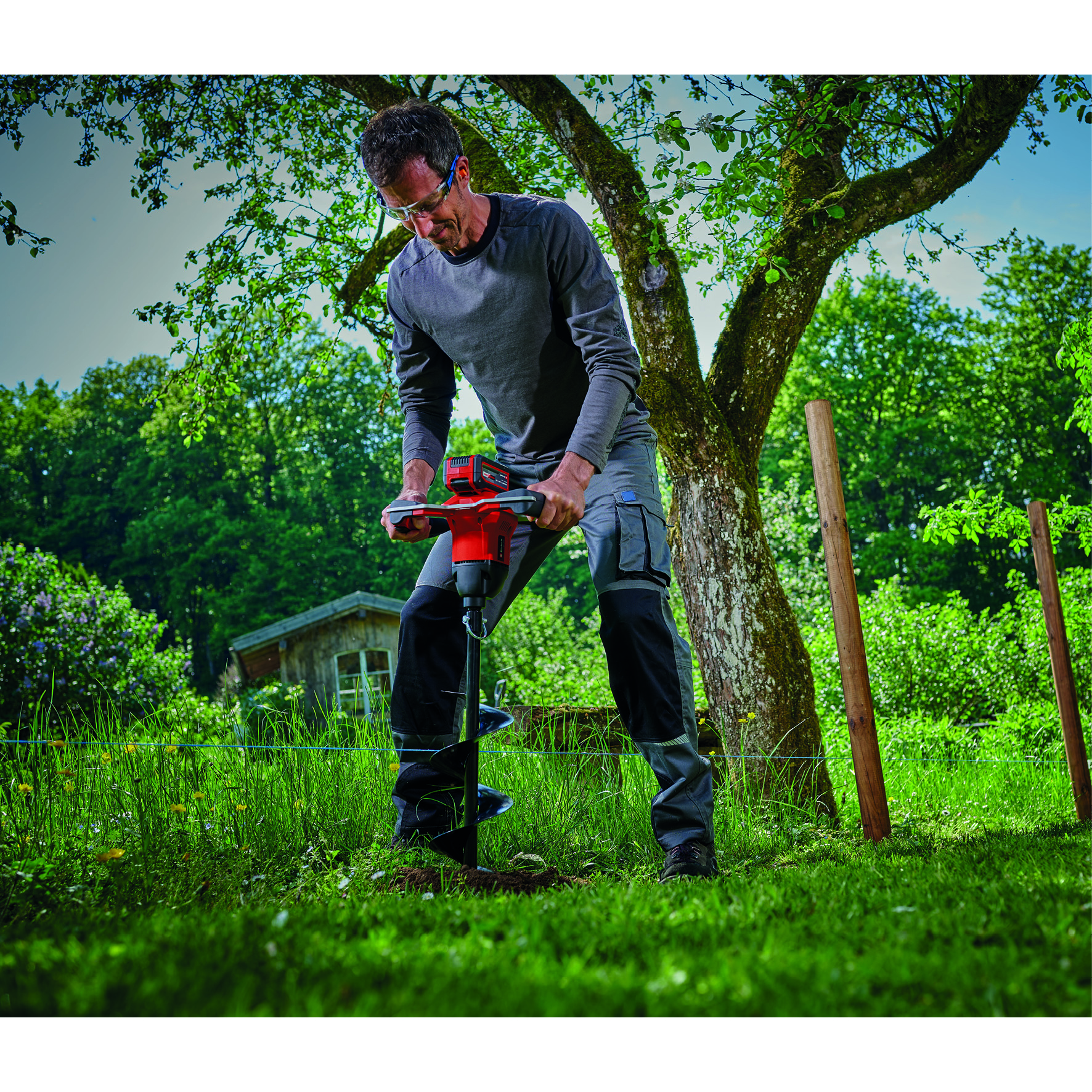 Jordborr Einhell GP-EA 18V Utan Batteri & Laddare