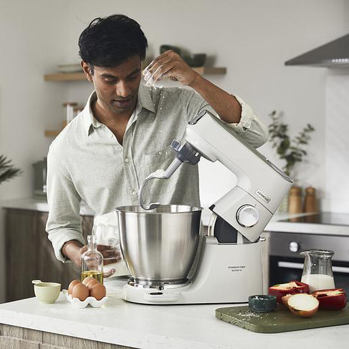 Köksmaskin Kenwood Limited Titanium Chef Baker XL KVL65.001WH