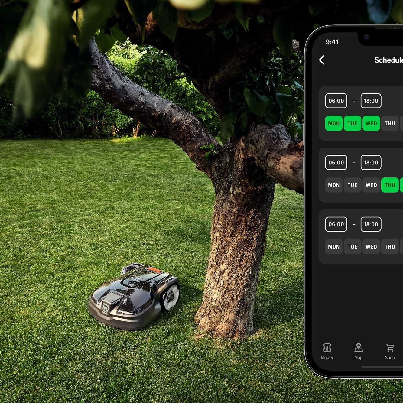 Robotgräsklippare Husqvarna Automower® 320 Nera Med Robothus
