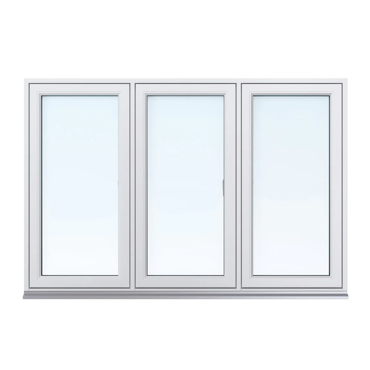 Sideswing Svenska Fönster 3-Luft Aluminiumbeklätt Trä 3-Glas