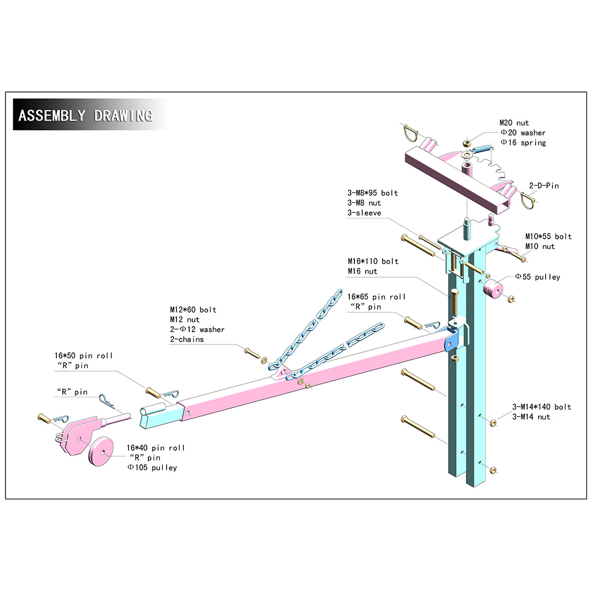 Timmervagn ATV Metalcraft