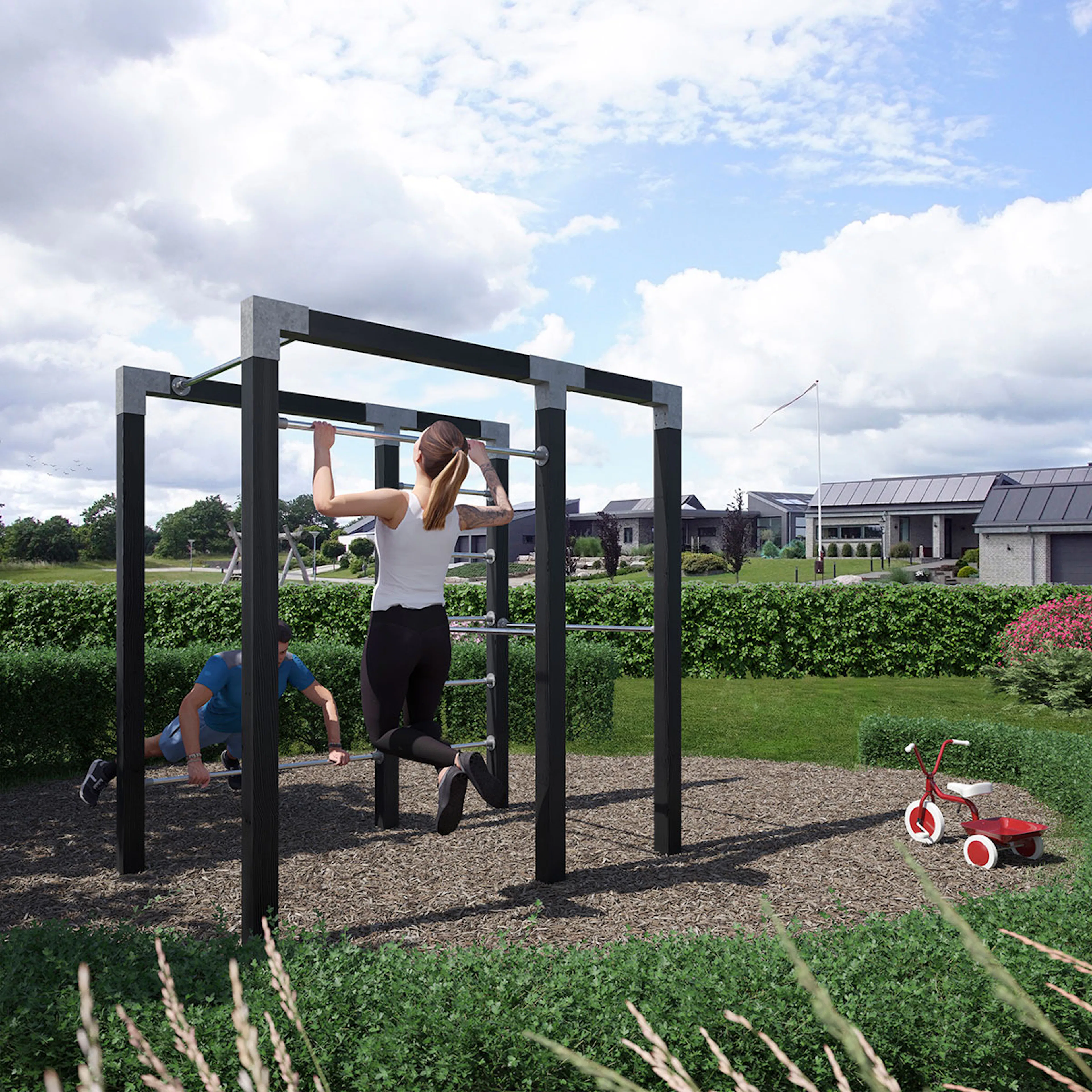 Klätterställning PLUS Outdoor Fitness Modell 2