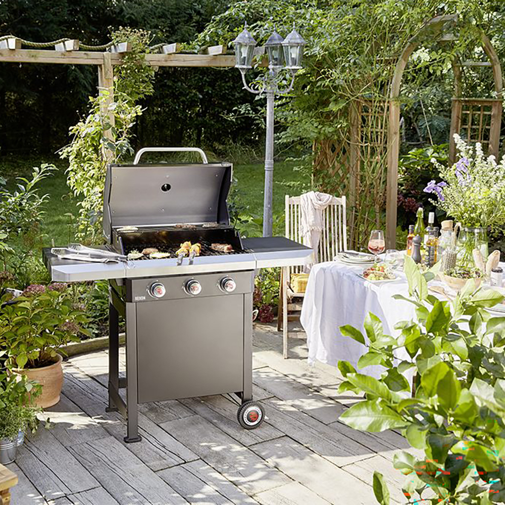 Gasolgrill Landmann Rexon 3.0 Svart Cast Iron 12236