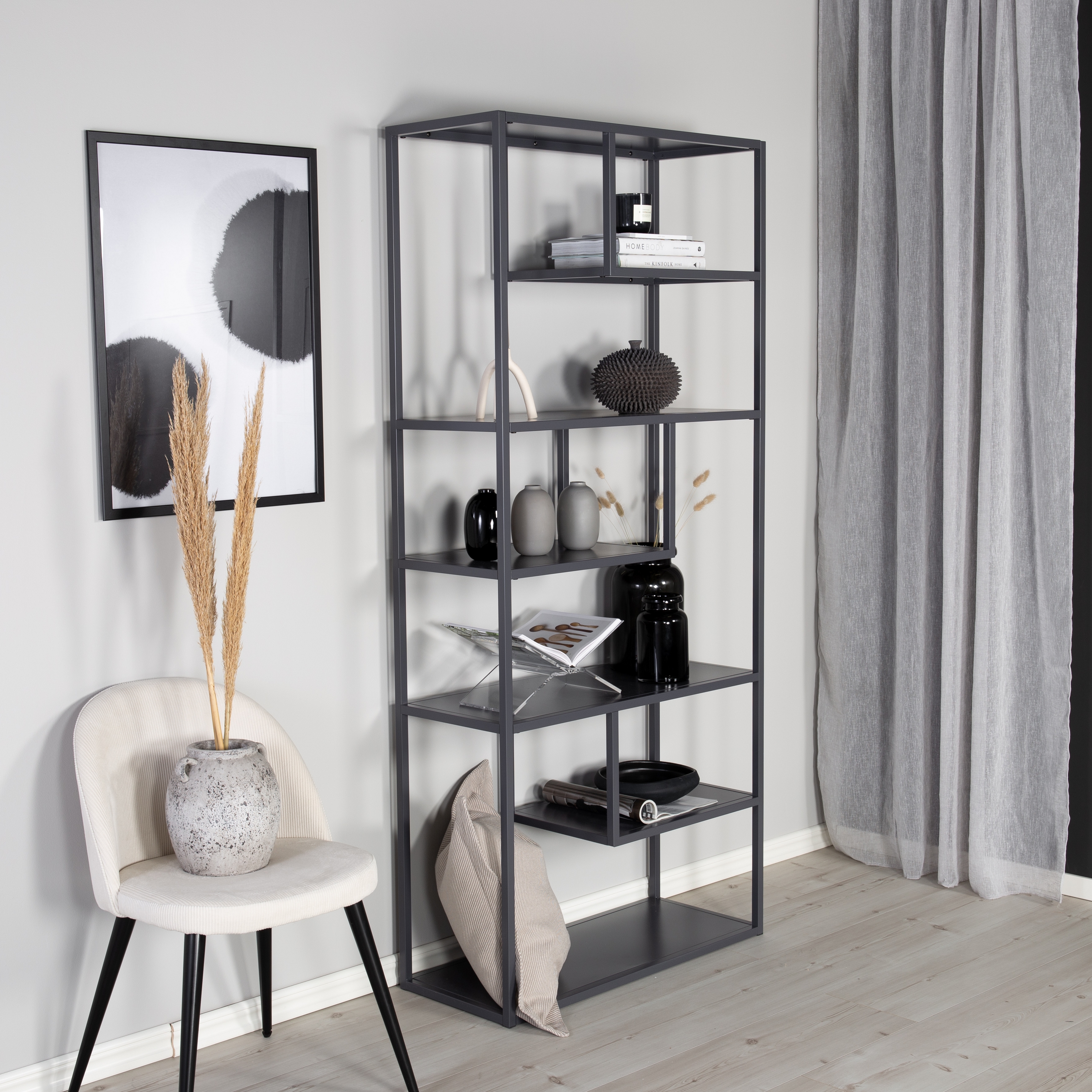 Bokhylla Venture Home Staal