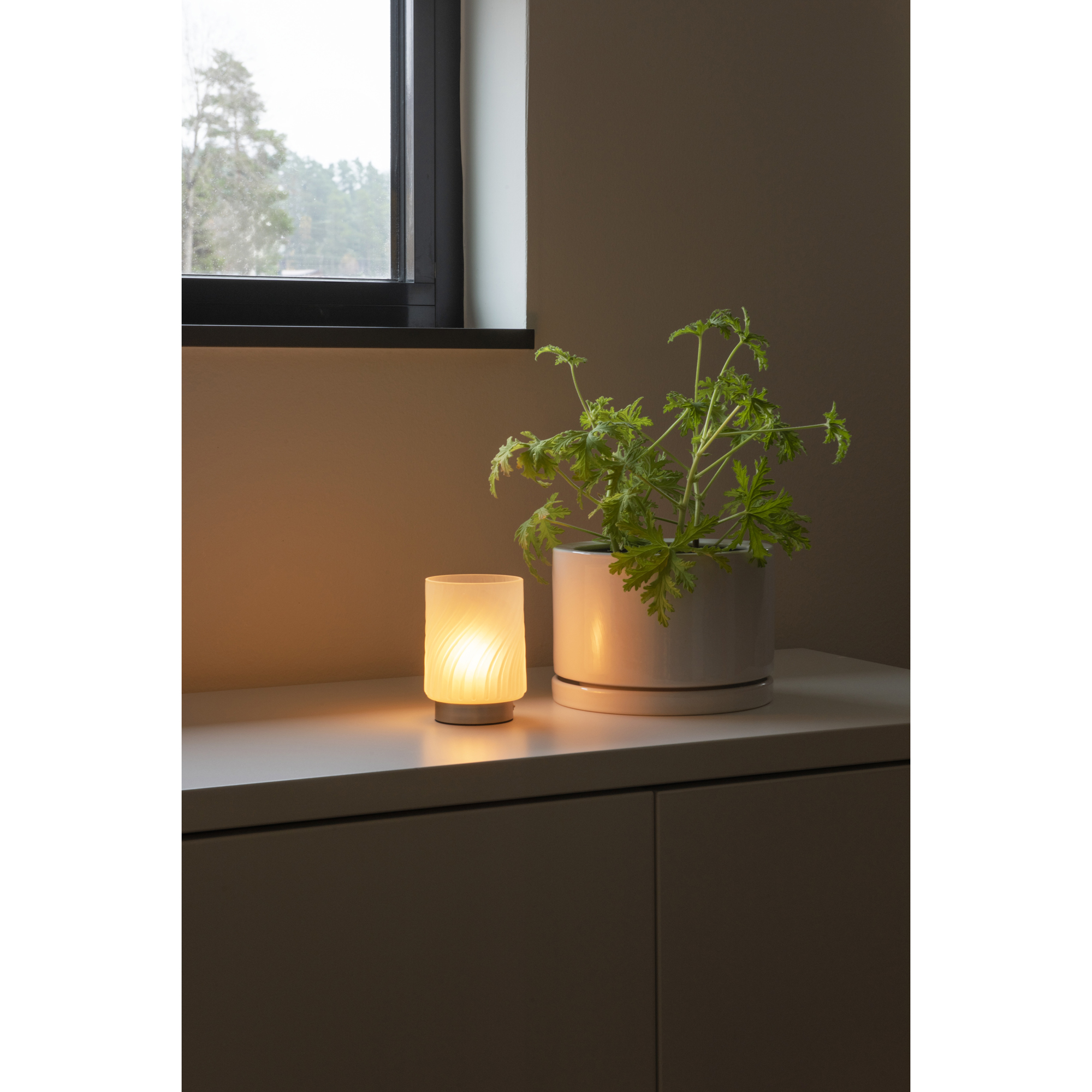 LED-ljuslykta Gnosjö Konstsmide No.2 10x11 cm USB-C