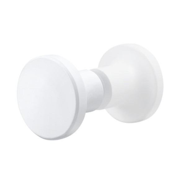 Knopp Rund Alterna Lusso Matt Vit